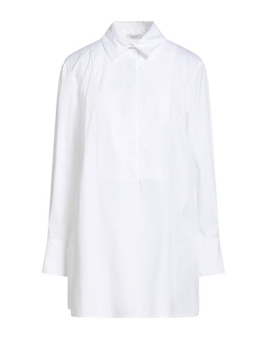 Peserico Woman Top White Size 12 Cotton, Polyamide, Elastane