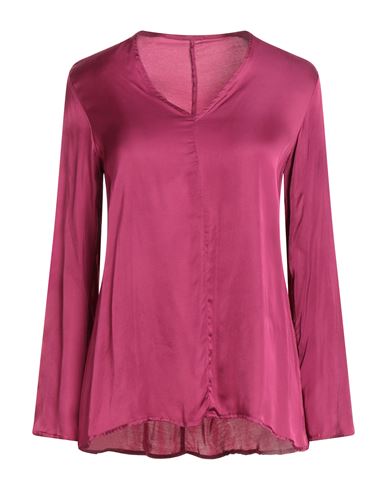Rebel Queen By Liu •jo Woman Top Garnet Size S Viscose In Pink
