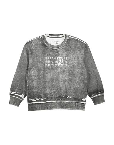 Mm6 Maison Margiela Toddler Sweatshirt Grey Size 6 Cotton