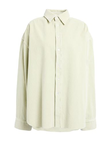 Finamore 1925 Woman Shirt Light Green Size 4 Cotton