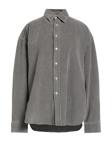 Finamore 1925 Woman Shirt Grey Size 10 Cotton