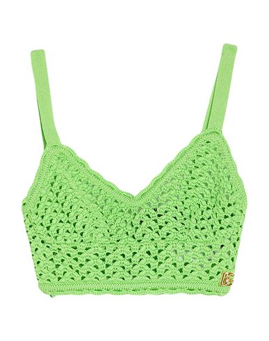 Dolce & Gabbana Woman Top Lime Green Size 4 Viscose, Polyamide