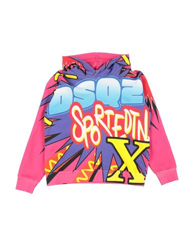 Dsquared2 Toddler Sweatshirt Fuchsia Size 6 Cotton