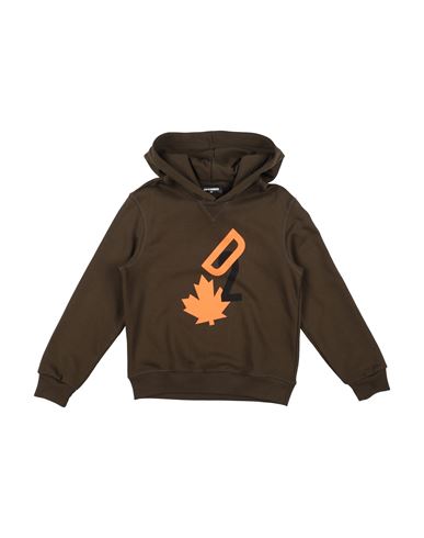 Dsquared2 Toddler Sweatshirt Military Green Size 4 Cotton
