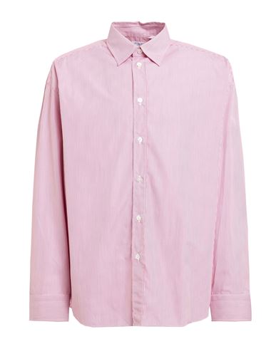 Finamore 1925 Man Shirt Red Size 17 ½ Cotton In Pink
