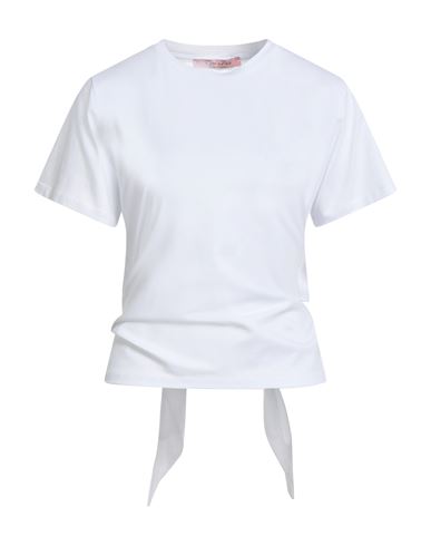 Rose A Pois Rosé A Pois Woman T-shirt White Size 8 Cotton, Elastane