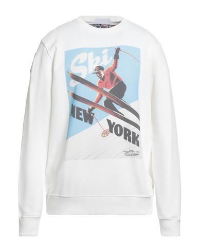 1921 Man Sweatshirt White Size Xxl Cotton In White