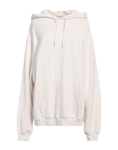 The Elder Statesman Woman Sweatshirt Beige Size L Cotton, Cashmere