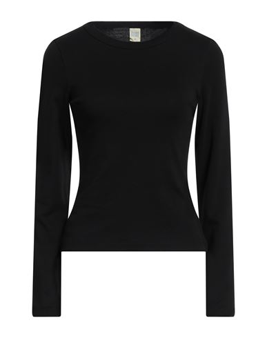 Flore Flore Woman T-shirt Black Size M Organic Cotton