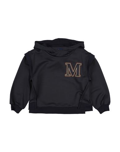Monnalisa Toddler Girl Sweatshirt Midnight Blue Size 7 Cotton, Polyester