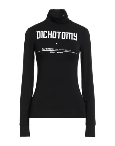 Raf Simons Woman T-shirt Black Size S Modal, Elastane
