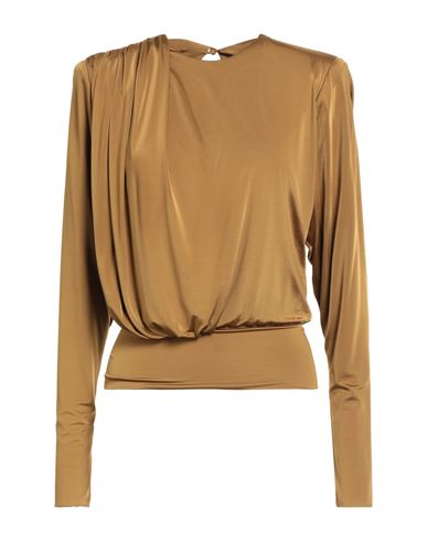 Alexandre Vauthier Woman Top Bronze Size 6 Viscose, Elastane