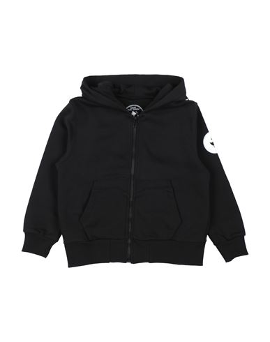 Save The Duck Toddler Boy Sweatshirt Black Size 6 Cotton, Polyester In Black