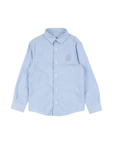Bikkembergs Toddler Boy Shirt Sky Blue Size 5 Cotton In Blue