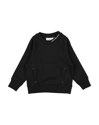 Calvin Klein Jeans Est.1978 Calvin Klein Jeans Toddler Girl Sweatshirt Black Size 6 Cotton, Polyester In Black