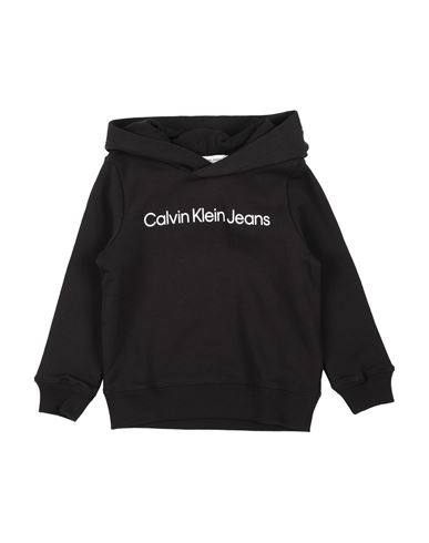 Calvin Klein Jeans Est.1978 Calvin Klein Jeans Toddler Boy Sweatshirt Black Size 6 Cotton In Black