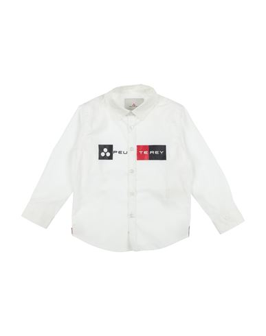 Peuterey Toddler Boy Shirt White Size 7 Cotton, Elastane In White