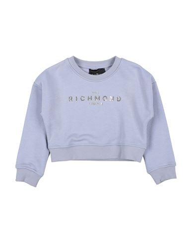 John Richmond Toddler Girl Sweatshirt Light Blue Size 4 Cotton, Polyester In Blue