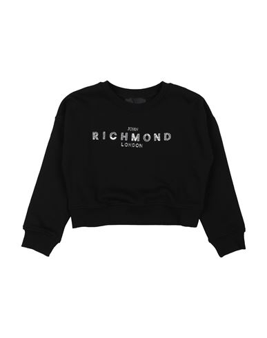 John Richmond Toddler Girl Sweatshirt Black Size 6 Cotton, Polyester In Black