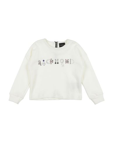 John Richmond Toddler Girl Sweatshirt Off White Size 4 Cotton, Elastane In White