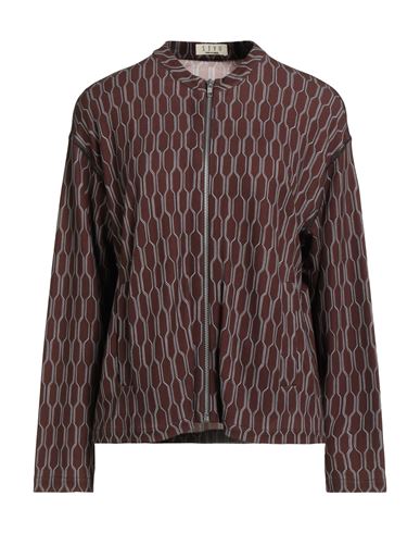 Siyu Woman Sweatshirt Brown Size 4 Viscose, Polyamide