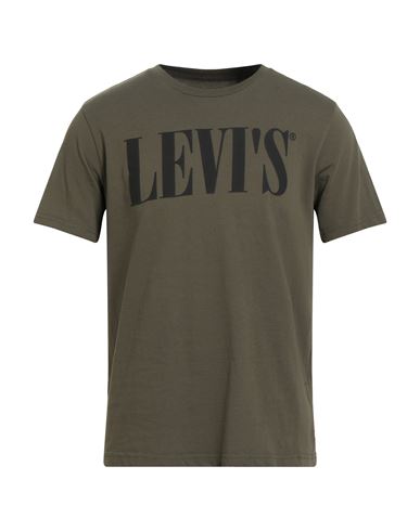 Camiseta Hombre Verde militar XS Hombre