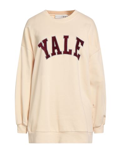Haveone Woman Sweatshirt Beige Size Onesize Cotton