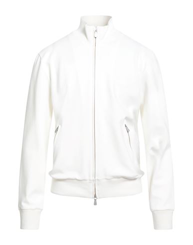 Eleventy Man Sweatshirt Ivory Size Xxl Viscose, Polyamide, Elastane, Polyester, Polyurethane
