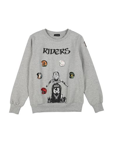 Monnalisa Toddler Boy Sweatshirt Grey Size 6 Cotton, Polyester, Elastane