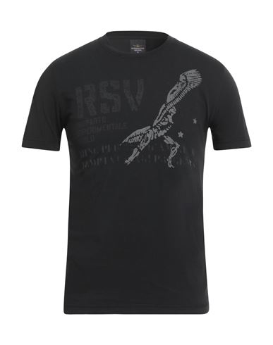 Aeronautica Militare Man T-shirt Black Size S Cotton In Black