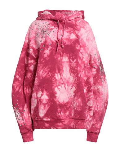 Des_phemmes Woman Sweatshirt Fuchsia Size 6 Cotton
