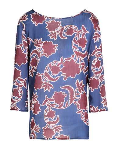 Shop Le Streghe Woman Top Navy Size L Polyester