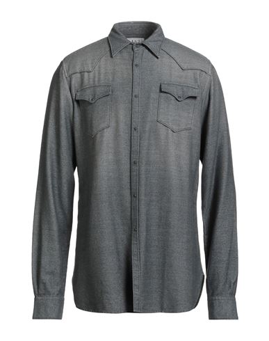 6167 Man Shirt Grey Size 16 ½ Cotton, Modal, Polyester