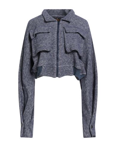 Vivienne Westwood Anglomania Woman Cardigan Blue Size S Cotton, Wool, Polyamide