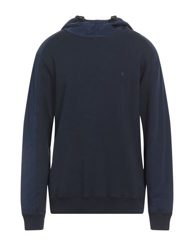 Dondup Man Sweatshirt Midnight Blue Size Xl Cotton, Polyamide, Elastane In Blue