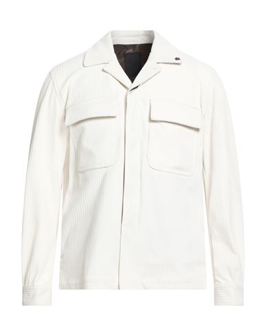 Outfit Out/fit Man Shirt Ivory Size Xl Polyester In White