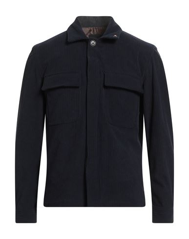 Outfit Out/fit Man Shirt Navy Size Xxl Polyester In Black