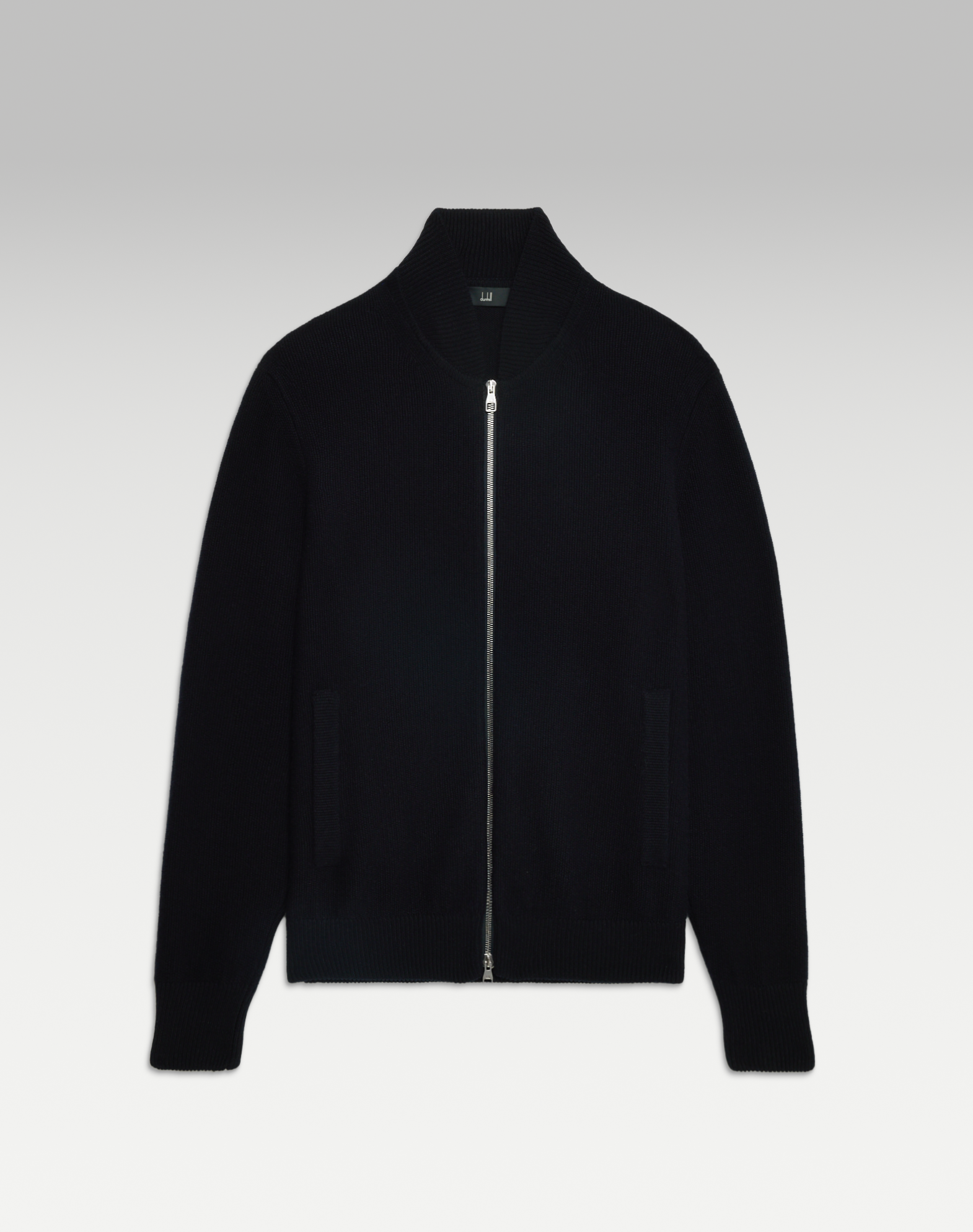 Dunhill Cotton Cashmere Bomber In Blue