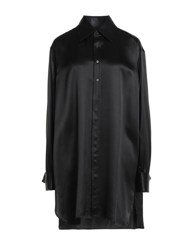 Maison Margiela Woman Shirt Black Size 4 Silk In Black