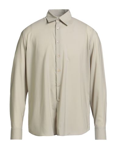 Pt Torino Man Shirt Beige Size 16 Virgin Wool