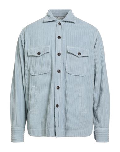 Tintoria Mattei 954 Man Shirt Light Blue Size M Cotton