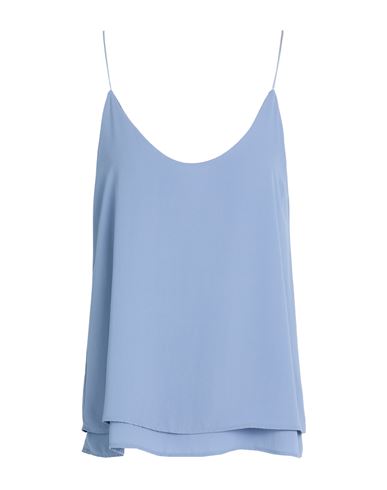 Soallure Woman Top Slate Blue Size 10 Polyester