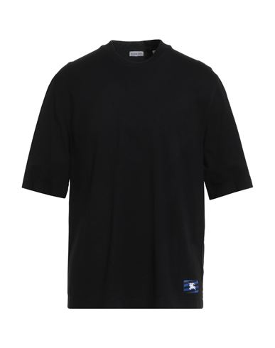 Burberry T-shirt With Round Neck And Short Sleeves In Black