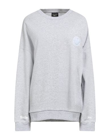 Shop Joshua Sanders Joshua*s X Smiley World Woman Sweatshirt Grey Size L Cotton