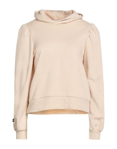Soallure Woman Sweatshirt Beige Size S Cotton