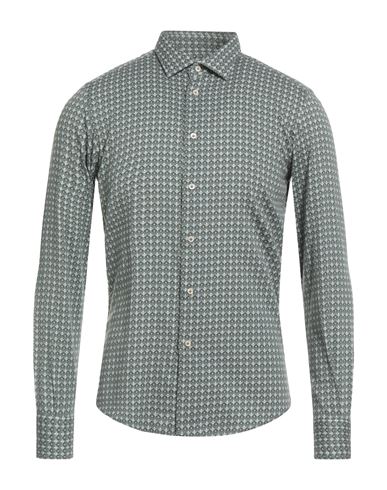 Alexingh Man Shirt Green Size 15 ¾ Cotton