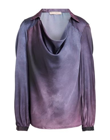 Rinascimento Woman Top Dark Purple Size S Polyester In Purple
