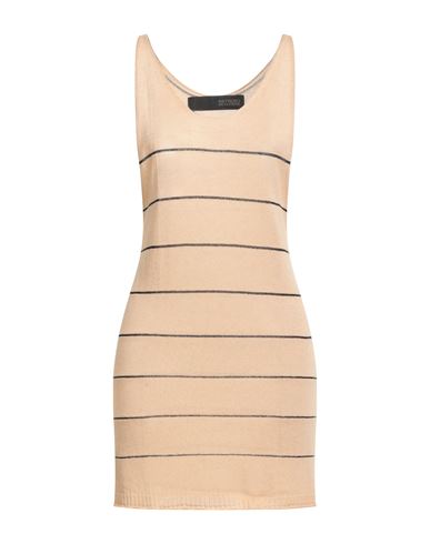 Messagerie Woman Top Beige Size L/xl Viscose, Linen, Cotton