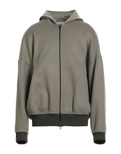 Fear Of God Man Sweatshirt Sage Green Size L Virgin Wool, Cashmere, Wool, Polyamide, Elastane
