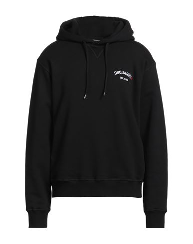 Dsquared2 Man Sweatshirt Black Size L Cotton